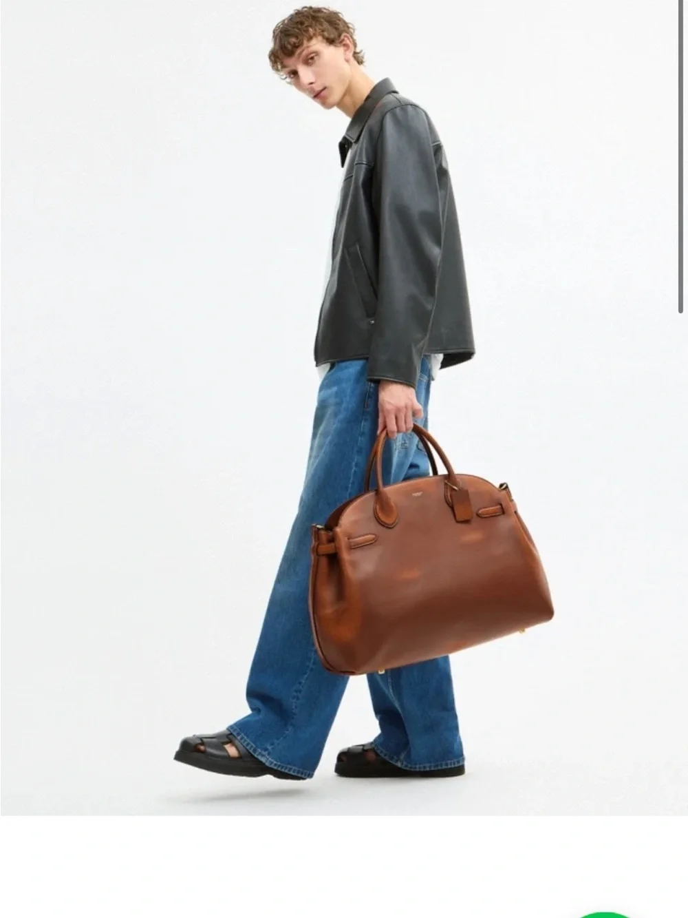 Coach Soft Empire 48 Carryall – Loved Leather Brown | NWT | Complete Set